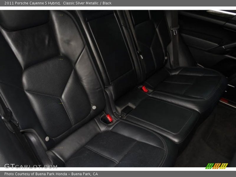 Classic Silver Metallic / Black 2011 Porsche Cayenne S Hybrid