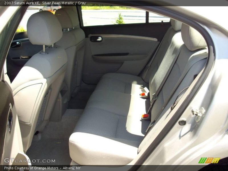 Silver Pearl Metallic / Gray 2007 Saturn Aura XE