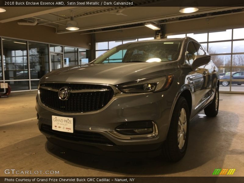 Satin Steel Metallic / Dark Galvanized 2018 Buick Enclave Essence AWD