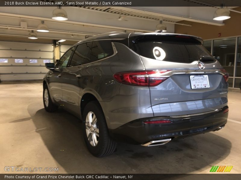 Satin Steel Metallic / Dark Galvanized 2018 Buick Enclave Essence AWD