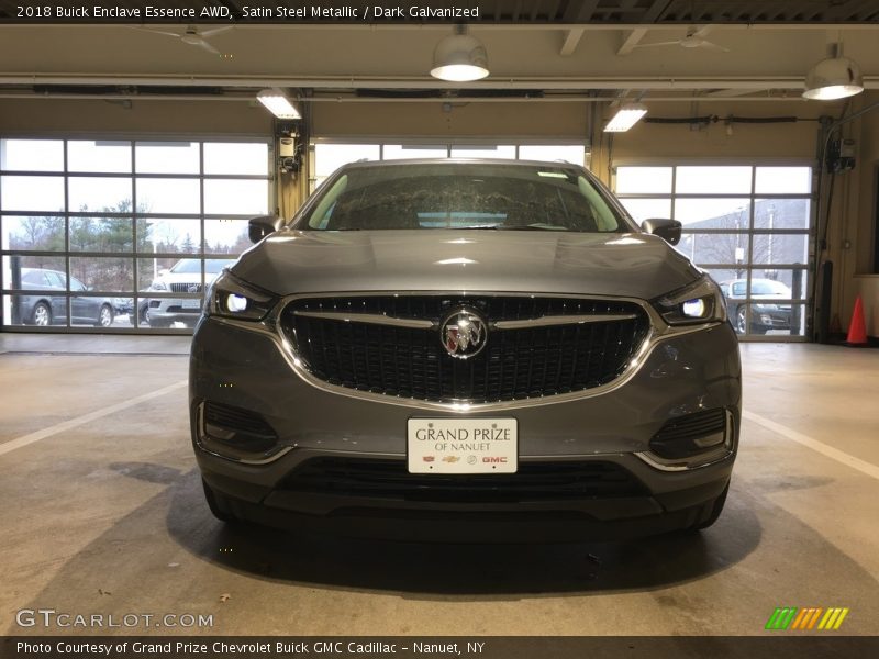 Satin Steel Metallic / Dark Galvanized 2018 Buick Enclave Essence AWD