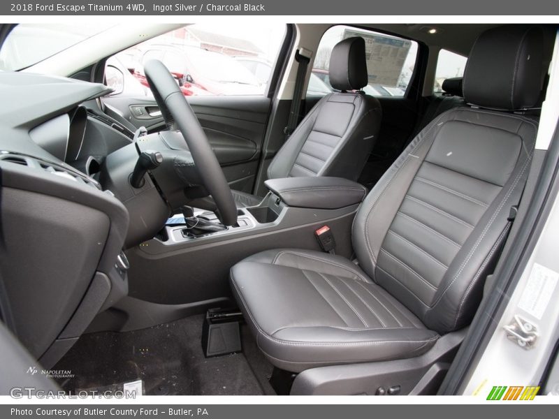 Ingot Silver / Charcoal Black 2018 Ford Escape Titanium 4WD