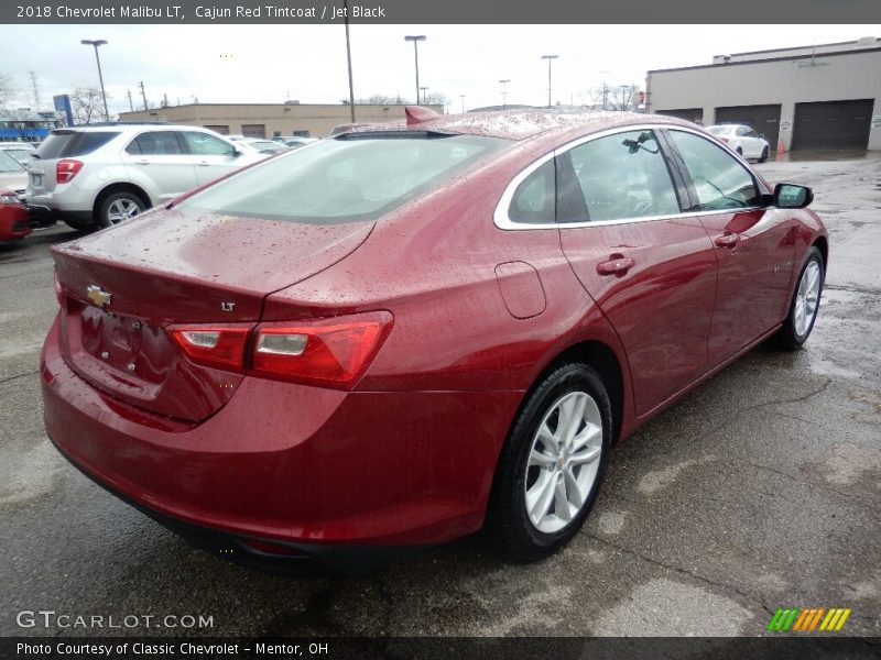 Cajun Red Tintcoat / Jet Black 2018 Chevrolet Malibu LT