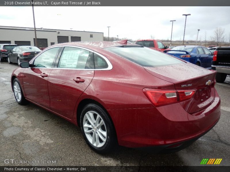 Cajun Red Tintcoat / Jet Black 2018 Chevrolet Malibu LT