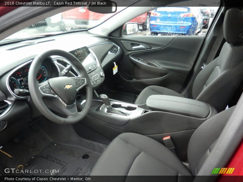 Cajun Red Tintcoat / Jet Black 2018 Chevrolet Malibu LT