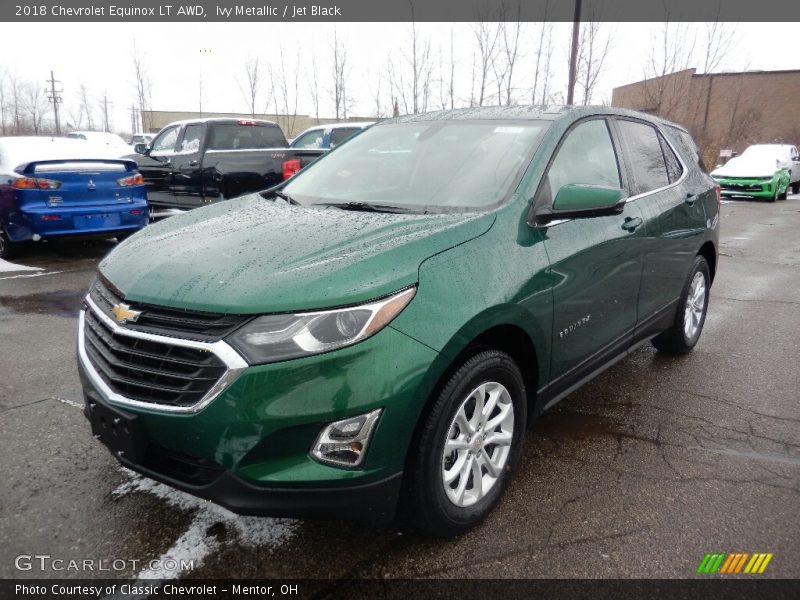Ivy Metallic / Jet Black 2018 Chevrolet Equinox LT AWD
