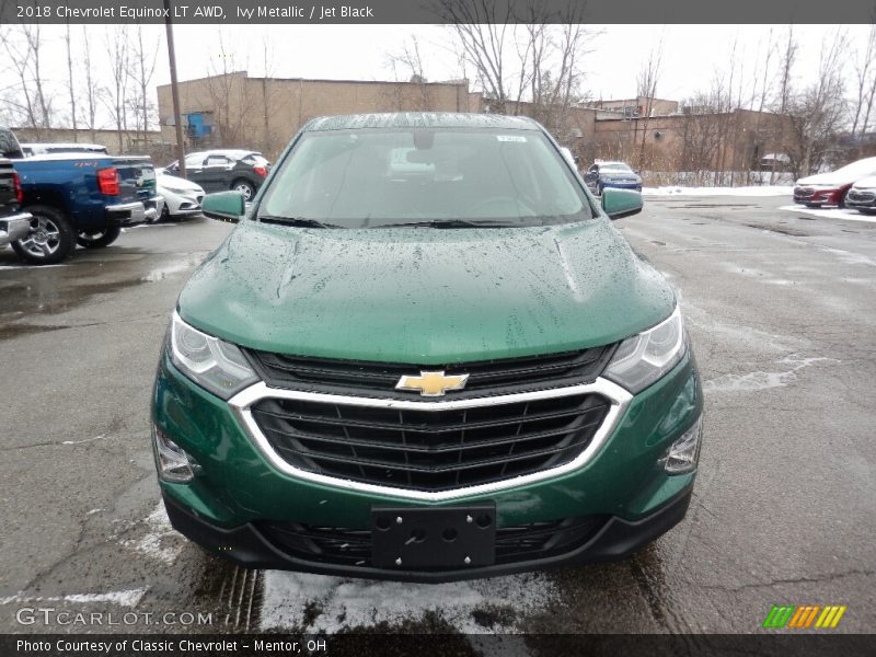 Ivy Metallic / Jet Black 2018 Chevrolet Equinox LT AWD
