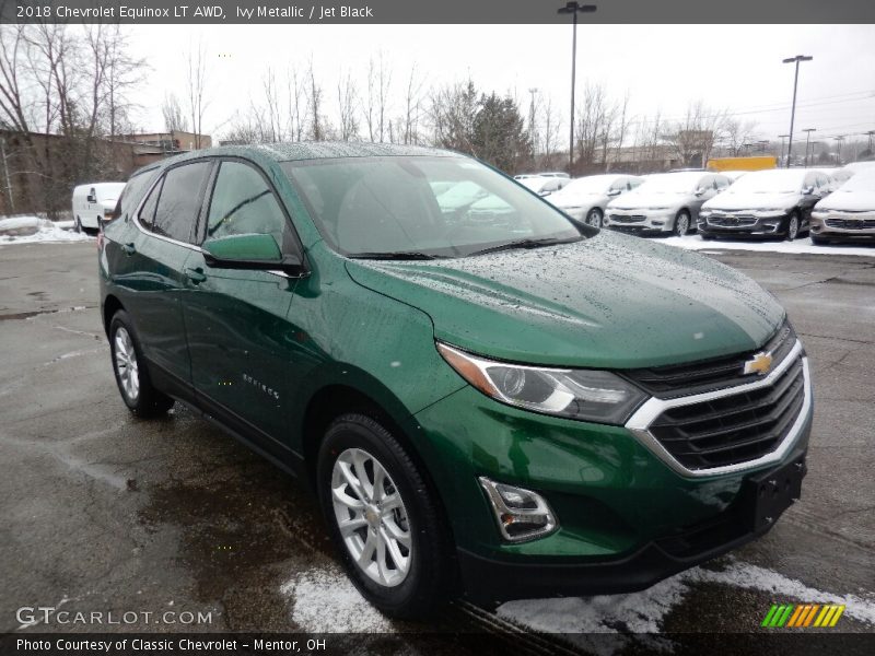 Ivy Metallic / Jet Black 2018 Chevrolet Equinox LT AWD