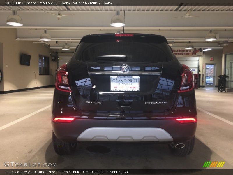 Ebony Twilight Metallic / Ebony 2018 Buick Encore Preferred II