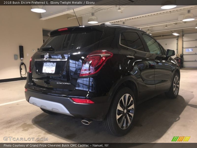 Ebony Twilight Metallic / Ebony 2018 Buick Encore Preferred II