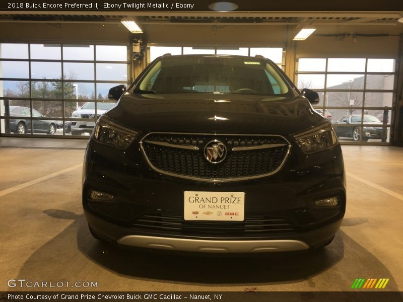 Ebony Twilight Metallic / Ebony 2018 Buick Encore Preferred II