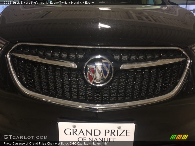 Ebony Twilight Metallic / Ebony 2018 Buick Encore Preferred II