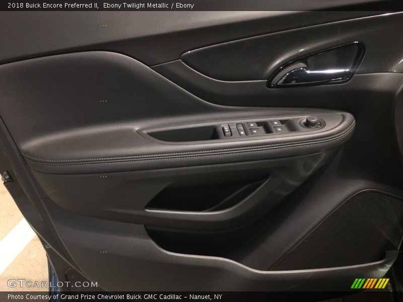 Ebony Twilight Metallic / Ebony 2018 Buick Encore Preferred II