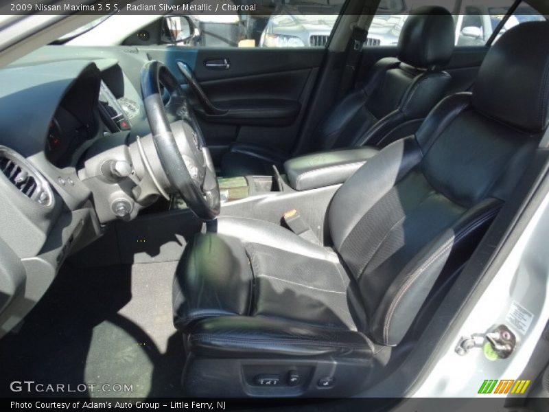 Radiant Silver Metallic / Charcoal 2009 Nissan Maxima 3.5 S