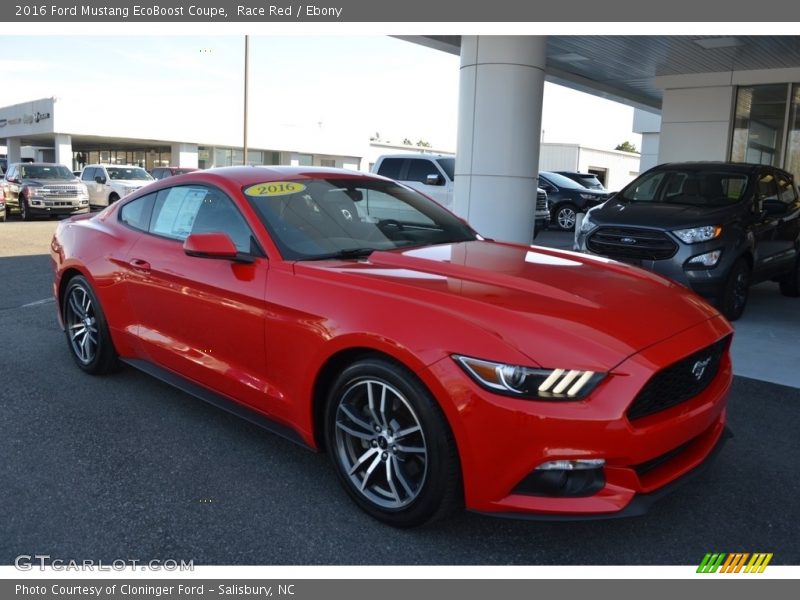 Race Red / Ebony 2016 Ford Mustang EcoBoost Coupe