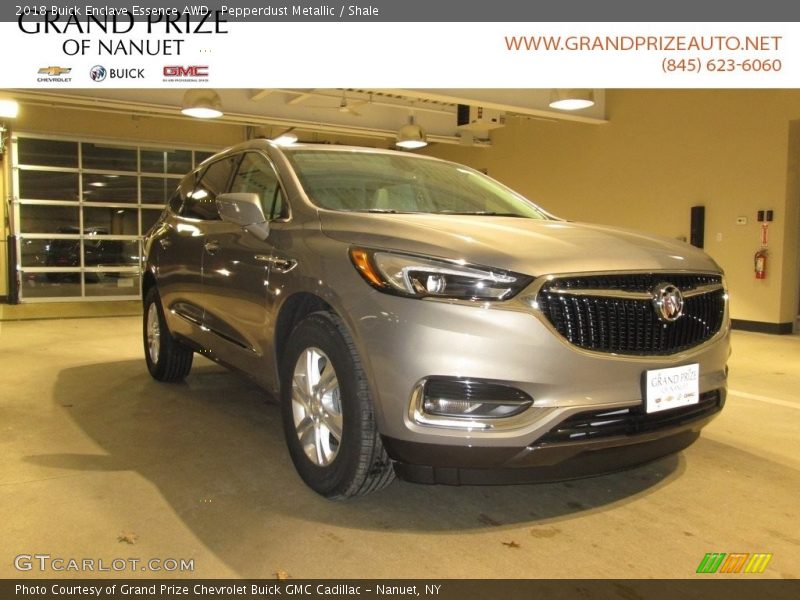 Pepperdust Metallic / Shale 2018 Buick Enclave Essence AWD