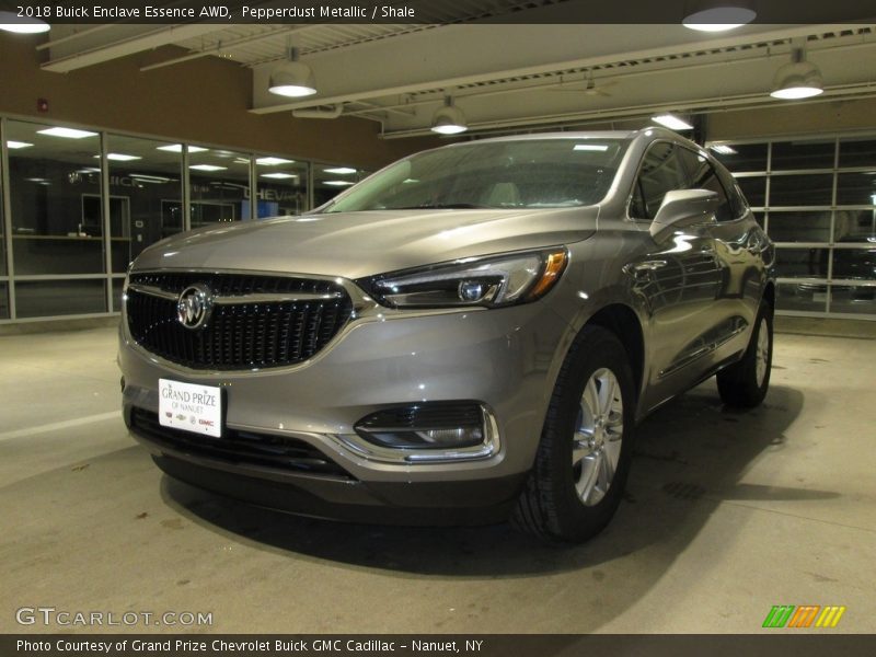 Pepperdust Metallic / Shale 2018 Buick Enclave Essence AWD