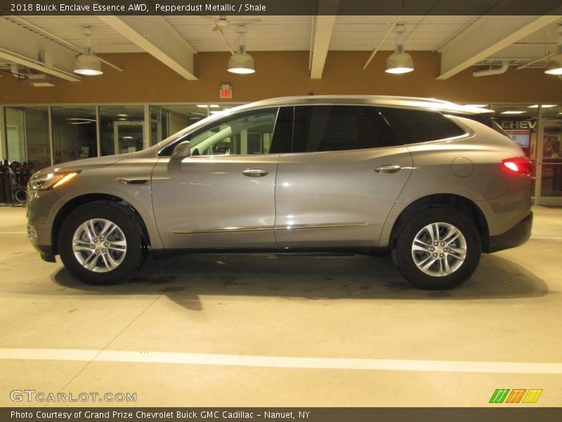 Pepperdust Metallic / Shale 2018 Buick Enclave Essence AWD