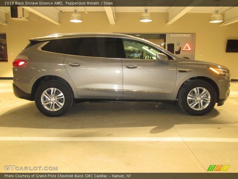 Pepperdust Metallic / Shale 2018 Buick Enclave Essence AWD
