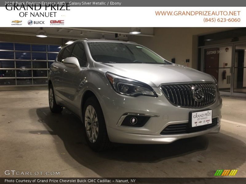 Galaxy Silver Metallic / Ebony 2018 Buick Envision Essence AWD