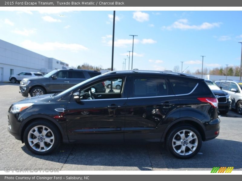 Tuxedo Black Metallic / Charcoal Black 2015 Ford Escape Titanium