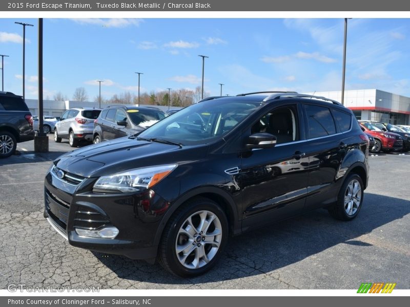Tuxedo Black Metallic / Charcoal Black 2015 Ford Escape Titanium