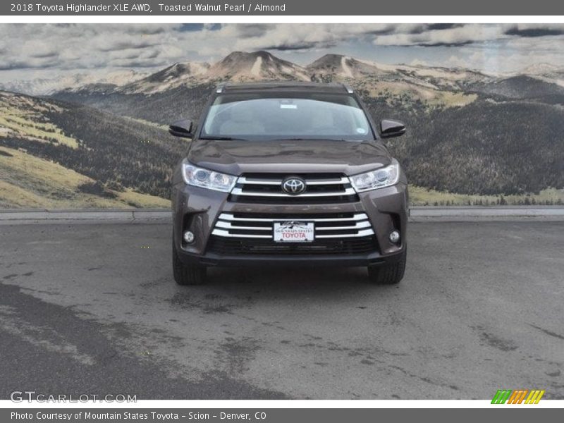 Toasted Walnut Pearl / Almond 2018 Toyota Highlander XLE AWD