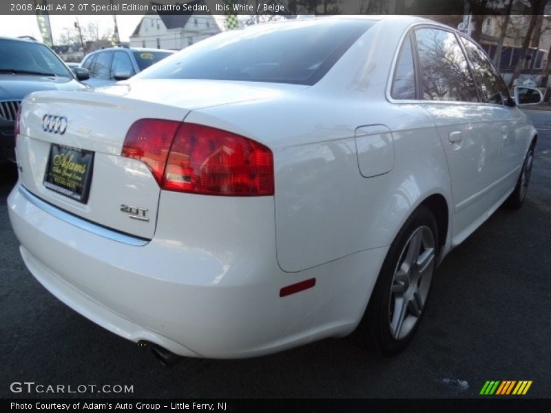 Ibis White / Beige 2008 Audi A4 2.0T Special Edition quattro Sedan