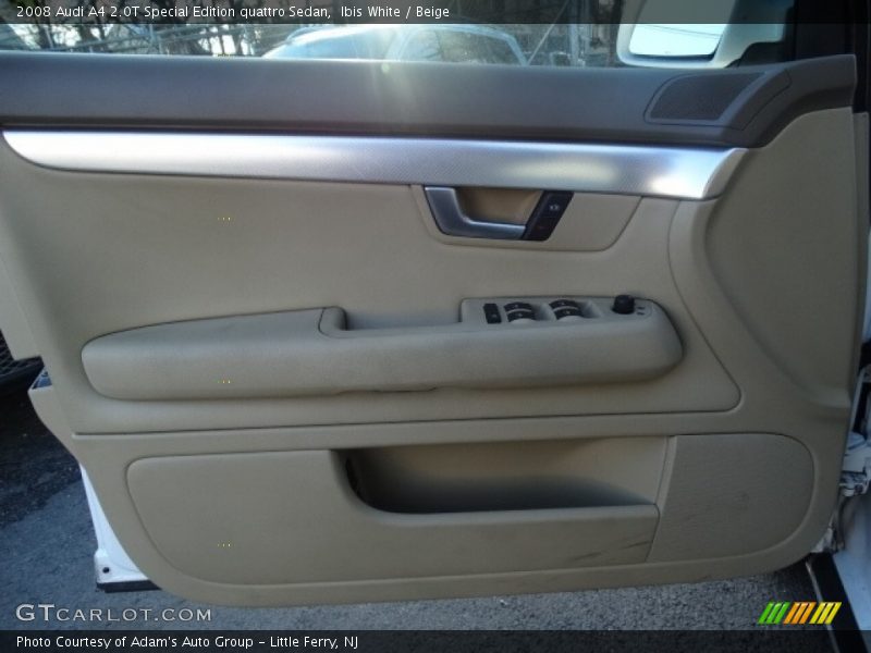 Ibis White / Beige 2008 Audi A4 2.0T Special Edition quattro Sedan