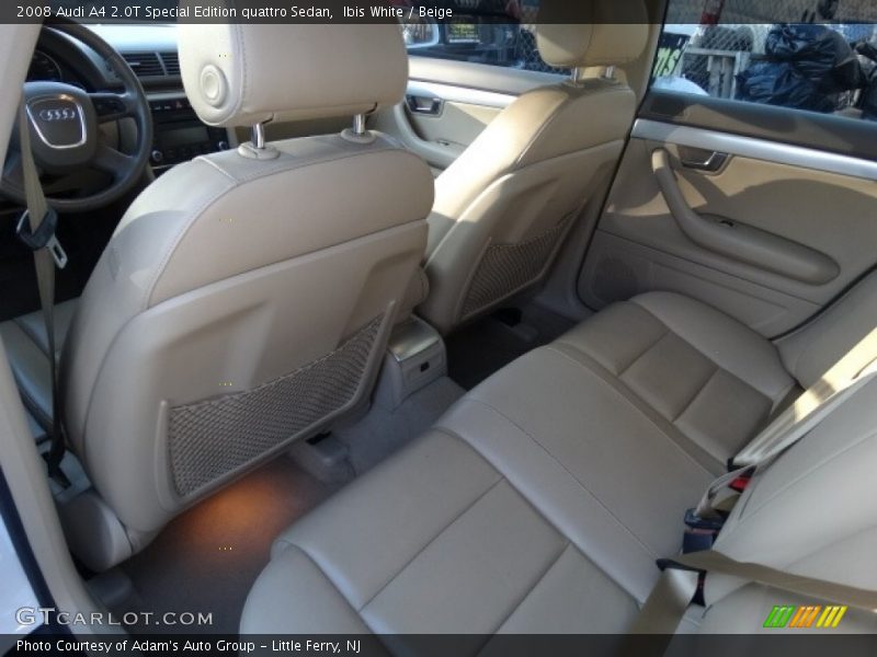 Ibis White / Beige 2008 Audi A4 2.0T Special Edition quattro Sedan