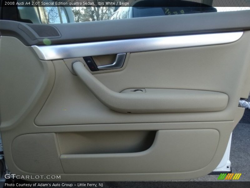 Ibis White / Beige 2008 Audi A4 2.0T Special Edition quattro Sedan
