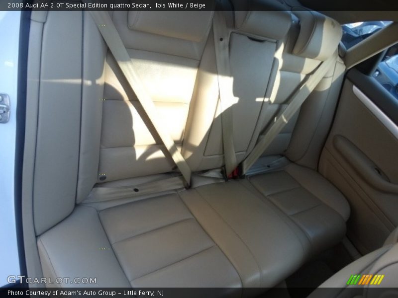 Ibis White / Beige 2008 Audi A4 2.0T Special Edition quattro Sedan