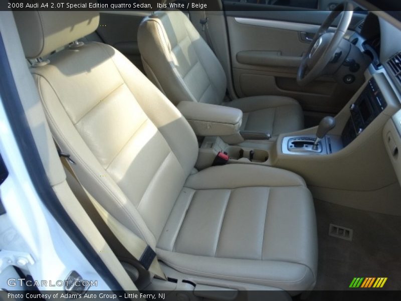 Ibis White / Beige 2008 Audi A4 2.0T Special Edition quattro Sedan