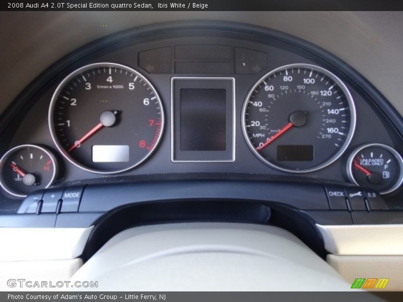 Ibis White / Beige 2008 Audi A4 2.0T Special Edition quattro Sedan