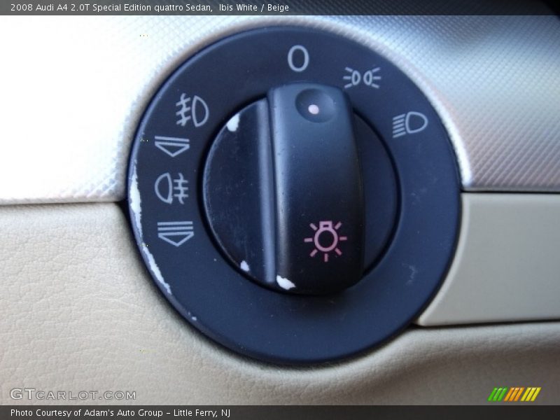 Ibis White / Beige 2008 Audi A4 2.0T Special Edition quattro Sedan