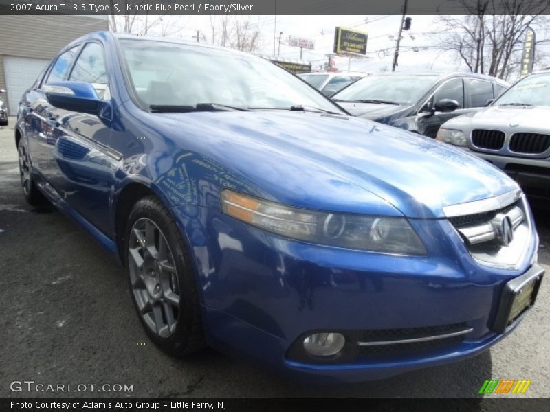 Kinetic Blue Pearl / Ebony/Silver 2007 Acura TL 3.5 Type-S