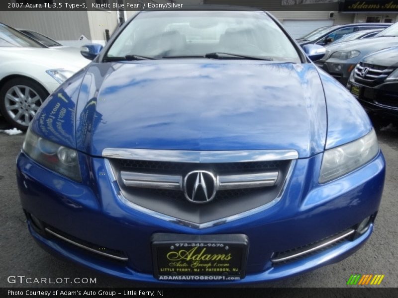 Kinetic Blue Pearl / Ebony/Silver 2007 Acura TL 3.5 Type-S