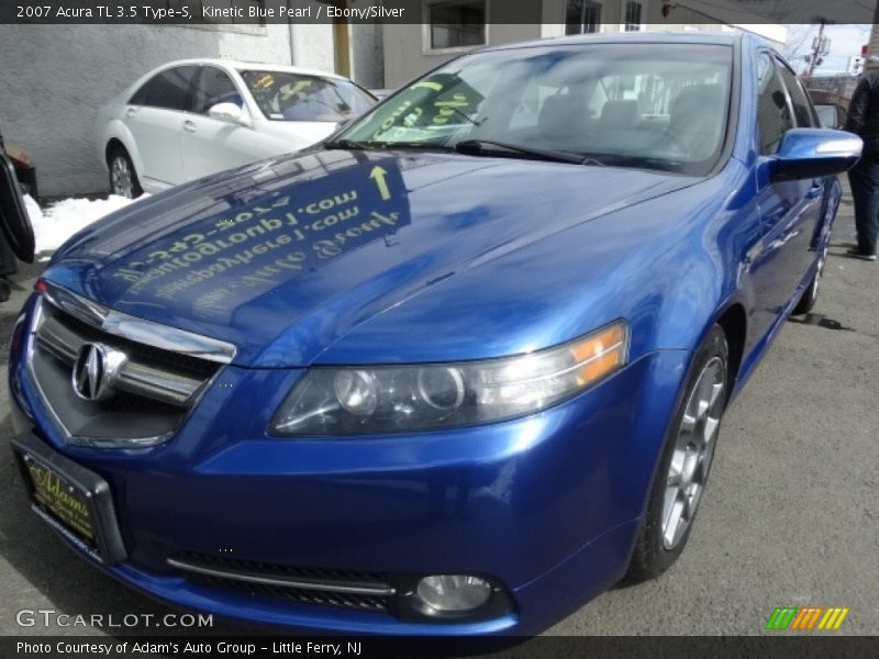Kinetic Blue Pearl / Ebony/Silver 2007 Acura TL 3.5 Type-S