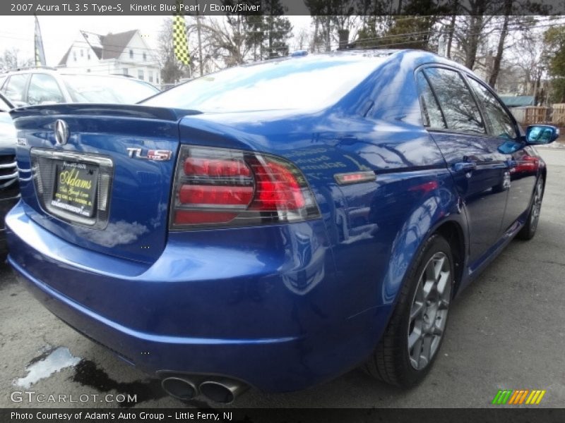 Kinetic Blue Pearl / Ebony/Silver 2007 Acura TL 3.5 Type-S