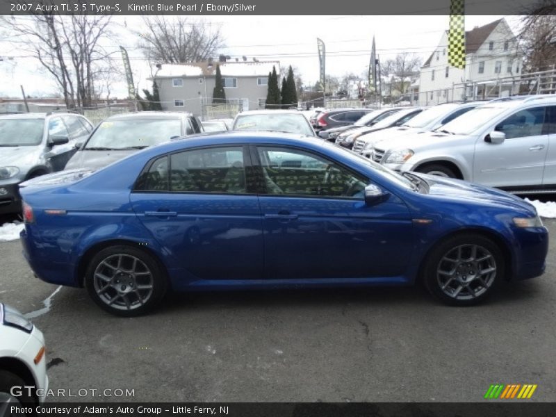 Kinetic Blue Pearl / Ebony/Silver 2007 Acura TL 3.5 Type-S