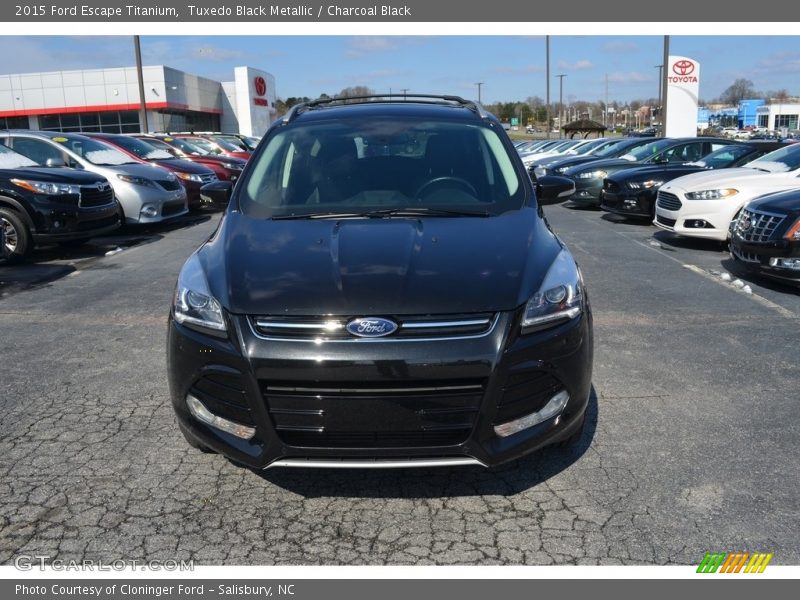 Tuxedo Black Metallic / Charcoal Black 2015 Ford Escape Titanium