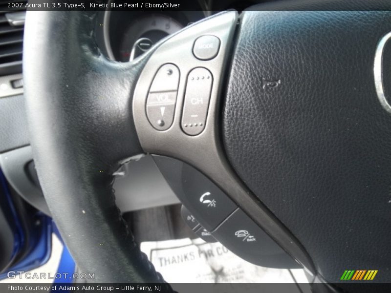 Kinetic Blue Pearl / Ebony/Silver 2007 Acura TL 3.5 Type-S