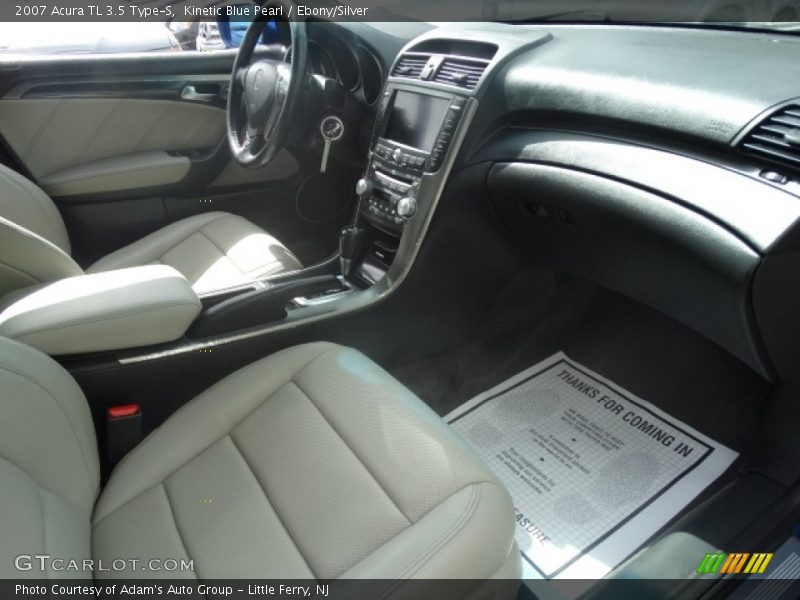 Kinetic Blue Pearl / Ebony/Silver 2007 Acura TL 3.5 Type-S