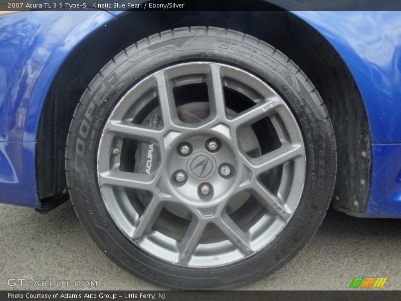 Kinetic Blue Pearl / Ebony/Silver 2007 Acura TL 3.5 Type-S
