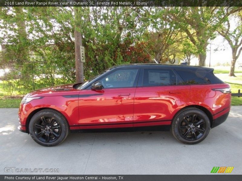 Firenze Red Metallic / Ebony 2018 Land Rover Range Rover Velar R Dynamic SE