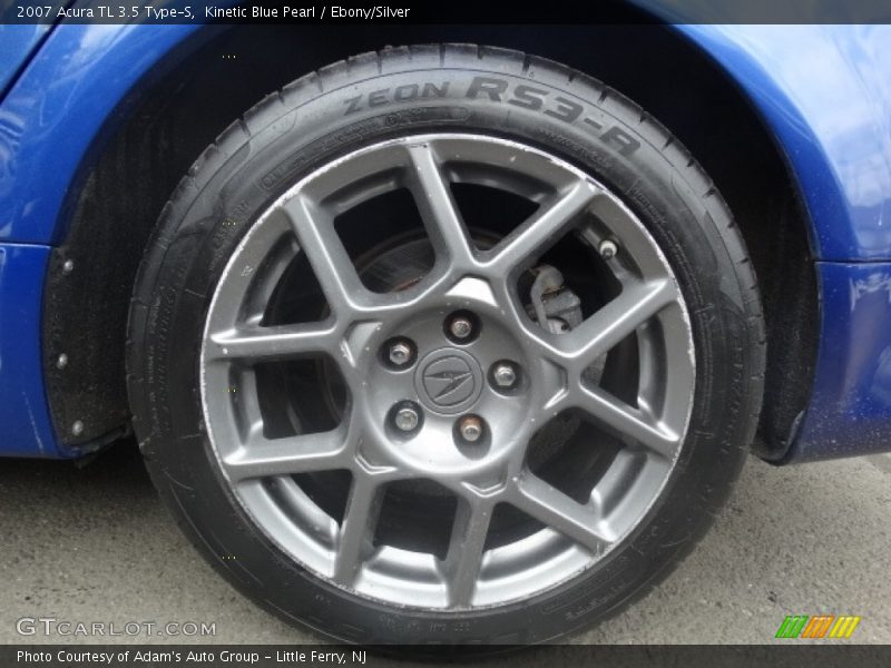 Kinetic Blue Pearl / Ebony/Silver 2007 Acura TL 3.5 Type-S