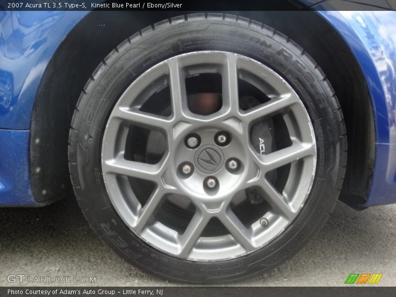 Kinetic Blue Pearl / Ebony/Silver 2007 Acura TL 3.5 Type-S