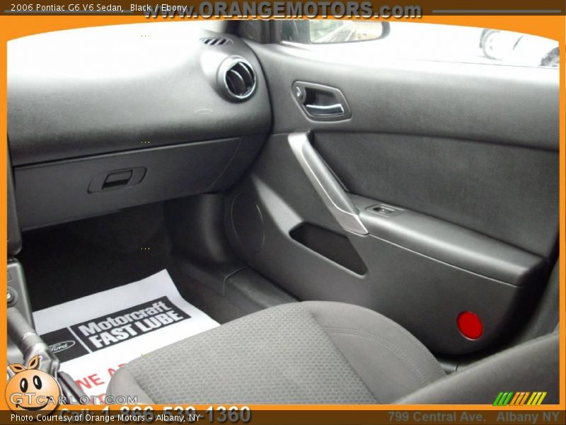 Black / Ebony 2006 Pontiac G6 V6 Sedan