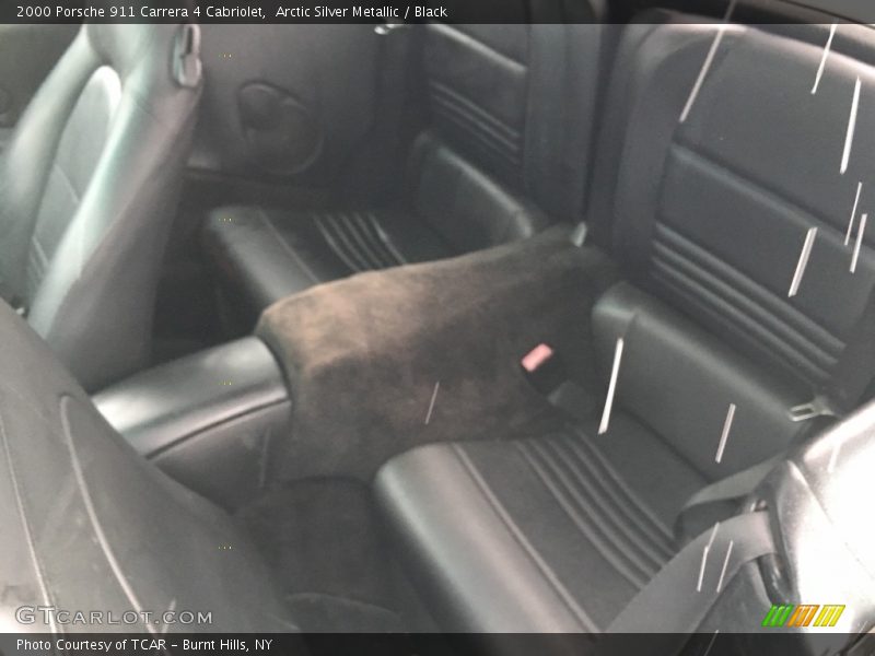 Arctic Silver Metallic / Black 2000 Porsche 911 Carrera 4 Cabriolet
