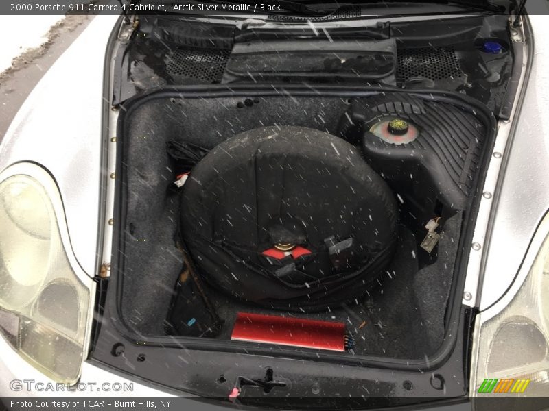 Arctic Silver Metallic / Black 2000 Porsche 911 Carrera 4 Cabriolet